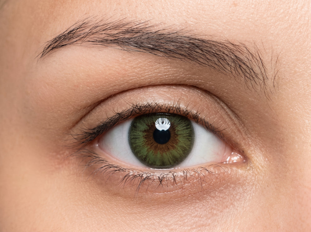 Green 2T (Two-Tone) Colored Contact Lenses