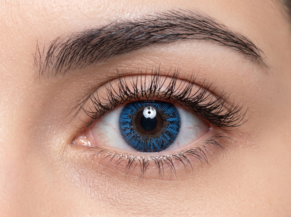 True Sapphire Colored Contact Lenses